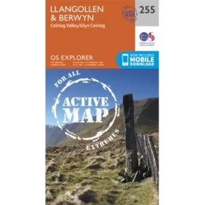 Image of Llangollen and Berwyn by Ordnance Survey (Sheet map, folded, 2015)