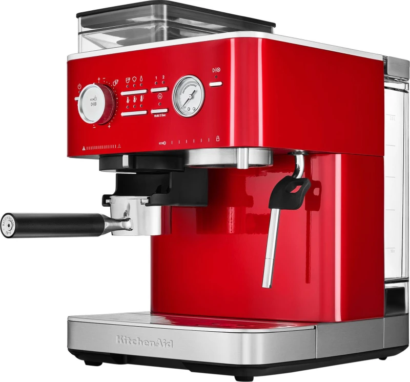 Image of KitchenAid Espresso Coffee Machine - Candy Apple Red - 5KES6551BCA