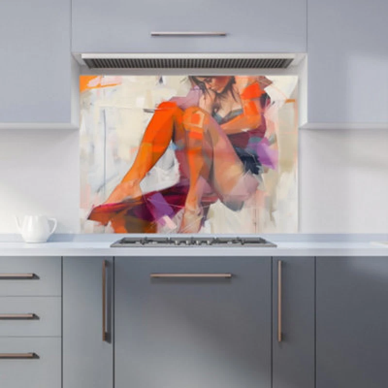 Image of Warren Reed - Designer Rhino Face Splashart Tea Towel in Grey Grey Unisex