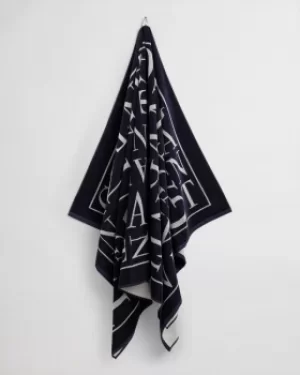 Image of GANT Letter Print Beach Towel 100x180