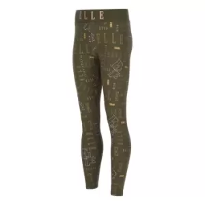 Image of Elle Abstract Leggings - Green