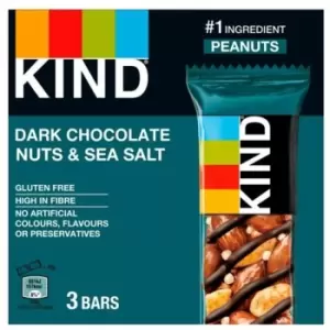 Image of Kind Bars Dark Chocolate Nuts & Sea Salt Multipack - (30gx3) x 10 - 704037