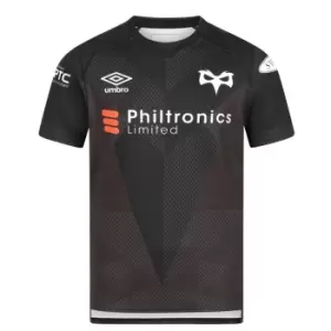 Image of Umbro Ospreys Home Shirt 2021 2022 - Black