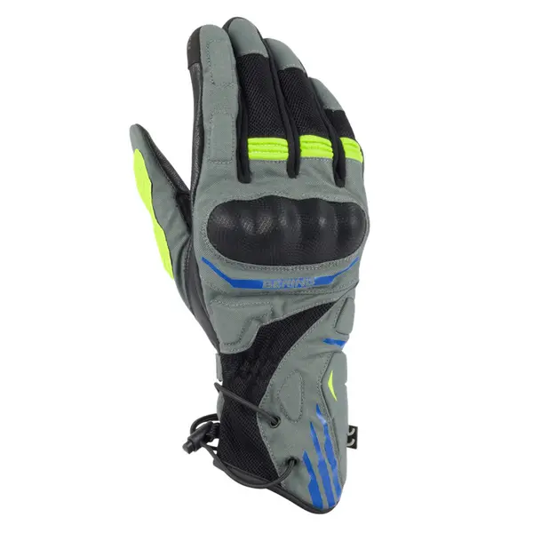 Image of Bering Bakundu Gloves Black Grey Blue Fluo Size T10
