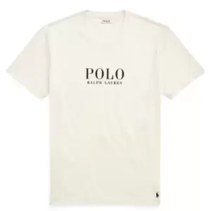 Image of Polo Ralph Lauren Box Logo T Shirt - Cream