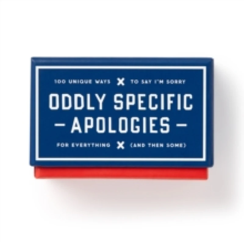 Image of Oddly Specific Apologies. Cards. By Brass Monkey Books