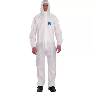 Image of White Coveralls Hooded Size (2XL)
