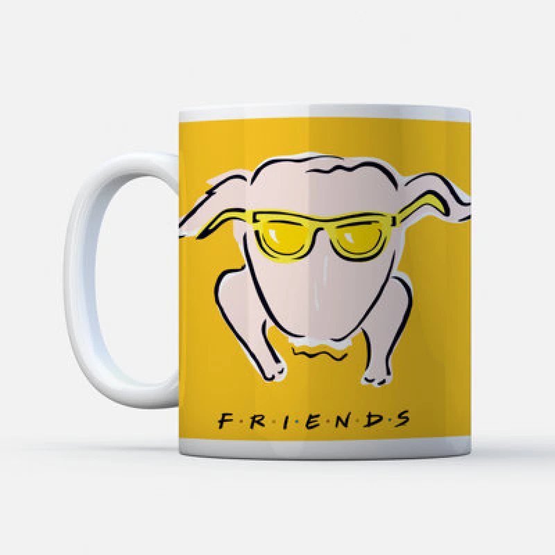 Image of Friends Friends Official Turkey Mug in White White One Size Unisex 5056762888689