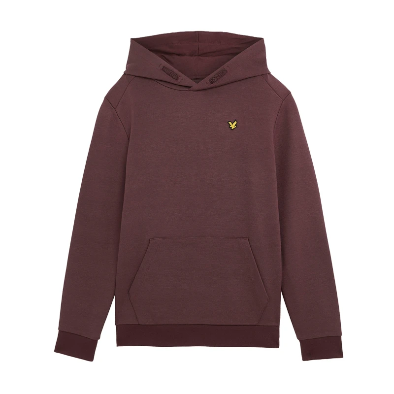 Image of Lyle and Scott Logo Hoodie Juniors - Red Red 7 - 8 Years