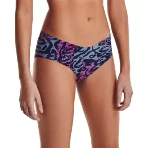 Image of Under Armour 3 Pack Hipster Print Briefs Womens - Blue