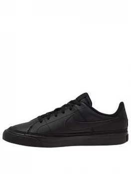 Image of Nike Court Legacy Junior Trainer - Black, Size 5