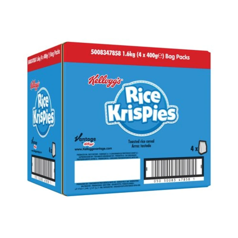 Image of Kelloggs Kellogg's Rice Krispies 400g (Pack of 4) 5147858000 5147858000