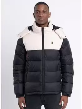 Image of Luke 1977 Hooded Jacket - Black/White, Size S, Men