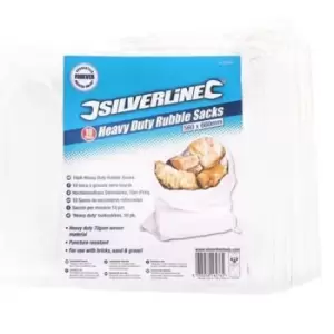Image of Silverline Rubble Sacks Heavy Duty 10Pk 660 X 660Mm 633686