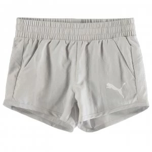 Image of Puma Woven Shorts Girls - Grey