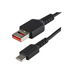 Image of StarTech.com 3ft/1m Secure Charging Cable - USB-A to USB-C