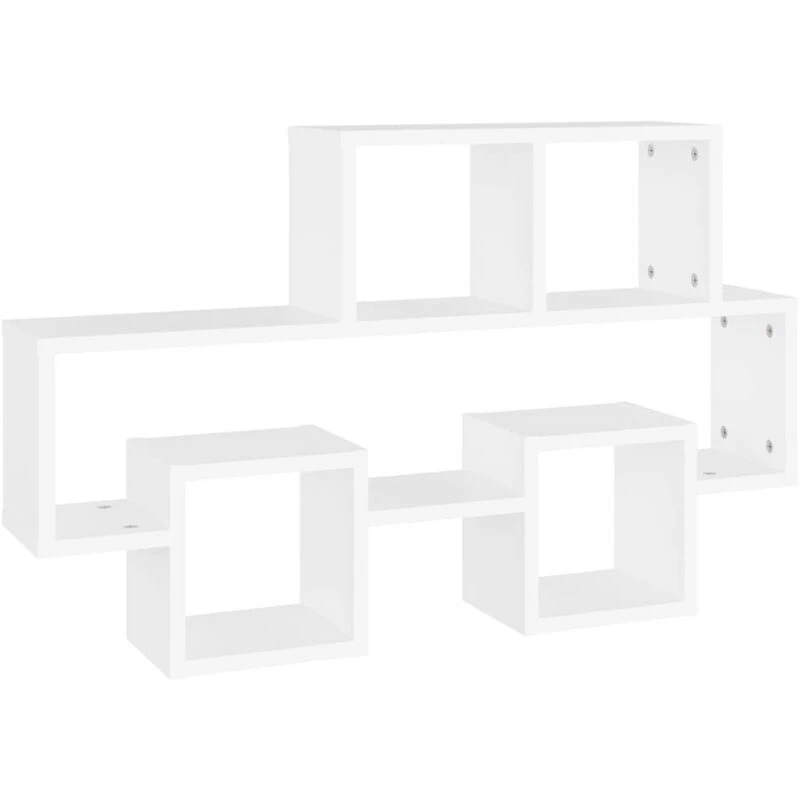 Image of VIDAXL Vidaxl - Car-shaped Wall Shelf White 82x15x51cm Engineered Wood 8720286596685