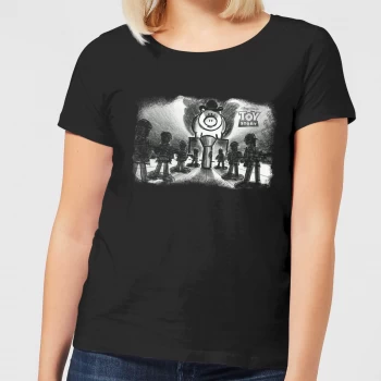 Image of Toy Story Evil Dr Pork Chop Speech Womens T-Shirt - Black - M