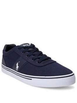Image of Polo Ralph Lauren Hanford Canvas Trainers - Navy