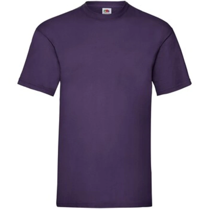 Image of Fruit Of The Loom Fruit of the Loom Men Valueweight T-Shirt in Purple Size: 3X-Large Purple XXXL Male 5063693159559