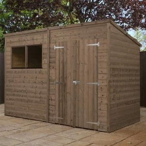 Image of Mercia Pressure Treated Pent Shed - 10' x 8'