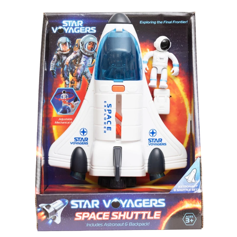 Image of KandyToys Space Voyagers Space Shuttle White