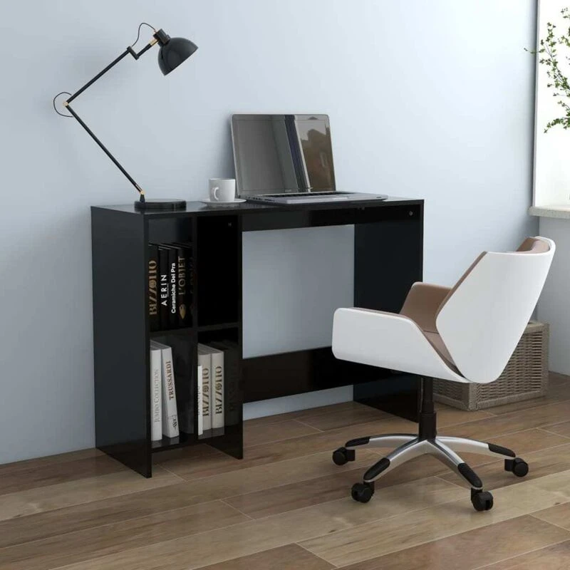 Image of VIDAXL Notebook Desk Black 102.5x35x75cm Engineered Wood Vidaxl 8720286606827