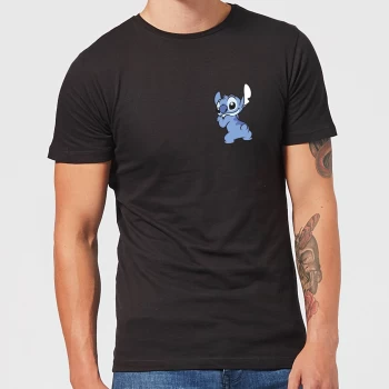 Image of Disney Stitch Backside Mens T-Shirt - Black - 5XL