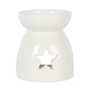 Image of Star Cut Out Ceramic Oil Burner