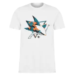Image of NHL Logo T Shirt Mens - White