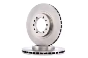 Image of RIDEX Brake disc 82B0427 Brake rotor,Brake discs MITSUBISHI,L 200 / Triton Pickup (KA_T, KB_T),L 200 (K7_T, K6_T),PAJERO II (V3_W, V2_W, V4_W)