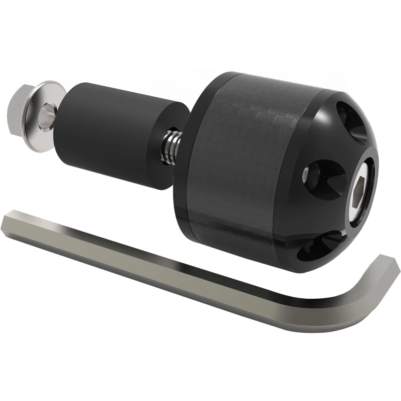 Image of Oxford Aluminium Motorcycle Carb Ends 1 Black Black