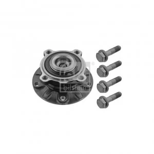Image of Front Wheel Bearing Kit with integrated ABS Sensor Ring FEBI BILSTEIN 18397