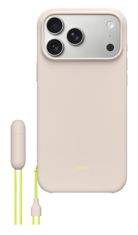 Image of Apple Apple Beats iPhone 17 Pro Max Kickstand Case with MagSafe and Camera Control - Lime Stone MGTQ4LL/A
