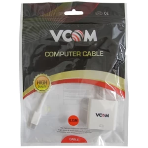 Image of VCOM Mini DisplayPort (M) to HDMI (F) White Retail Packaged Display Adapter