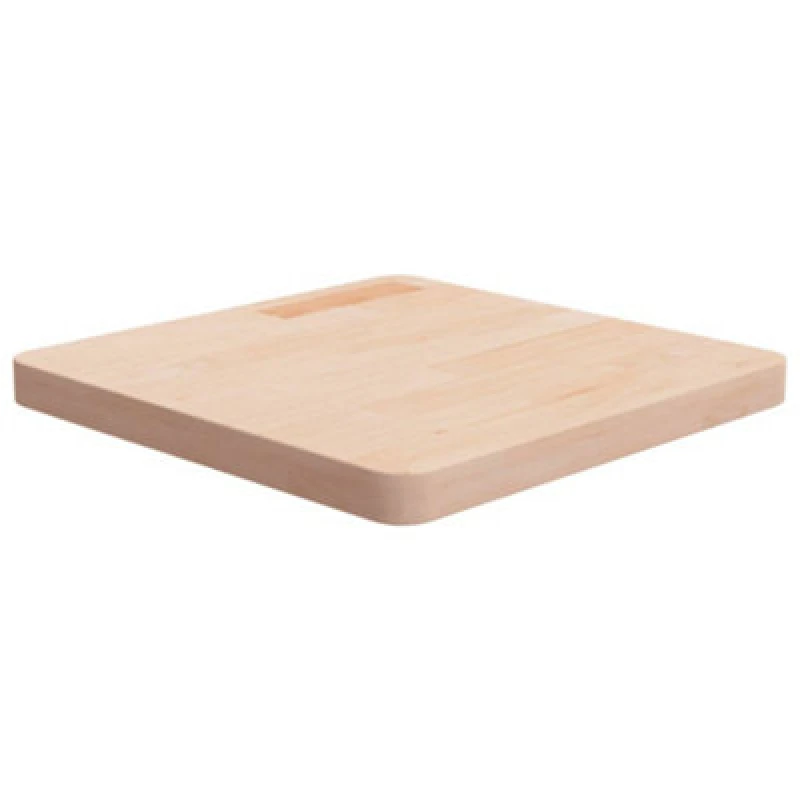Image of Vidaxl Square Table Top 50X50X4cm Untreated Solid Wood Oak Table Tops