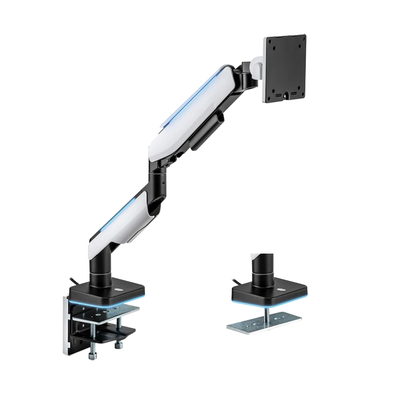 Image of LogiLink Monitor mount. 17"-49". Gaming. aluminum. w/lightin