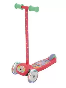 Image of Peppa Pig Tilt 'N' Turn Scooter With Lights 2022