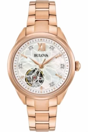 Image of Ladies Bulova Automatic Automatic Diamond Watch 97P121