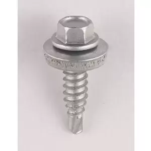 Image of Timco Zinc-Plated Carbon Steel (C1022) Stitching Screw (Dia)6.3mm (L)25mm, Pack Of 100