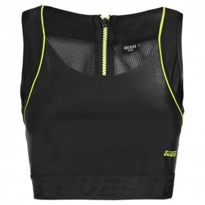 Image of Guess Space Bralet - Black JBLK