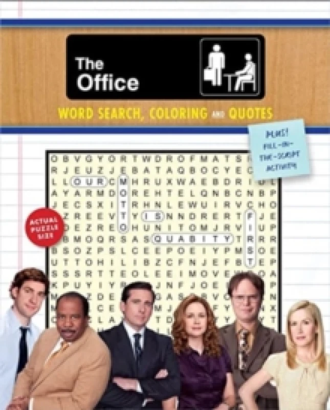Image of The Office Word Search, Coloring and Quotes : Plus Fill-in-the-Script Activity Paperback / softback
