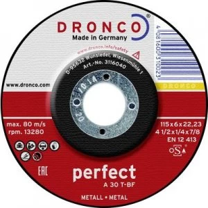 Image of Dronco 3116040100 Cutting disc (off-set) 1 Piece 115mm 22.23mm
