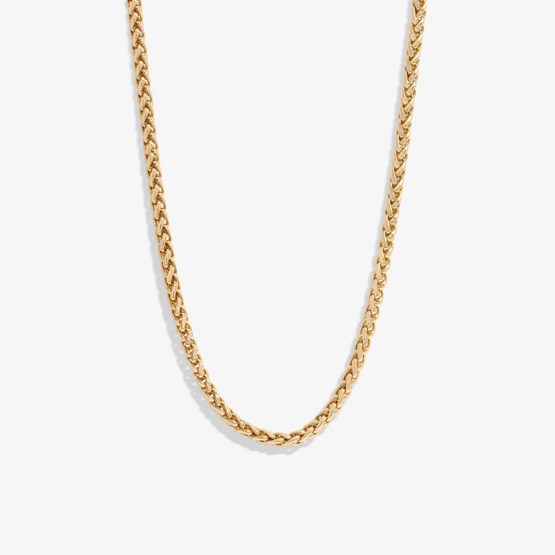 Image of Jon Richard Gold Plated Entwined Chain Necklace Gold female