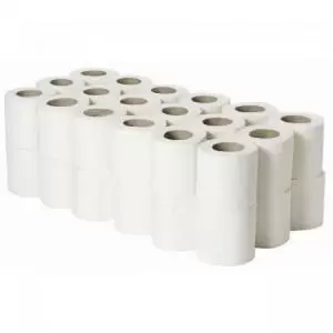 Image of ValueX White Toilet Roll 2 Ply White Pack 36 1105223 71240CP