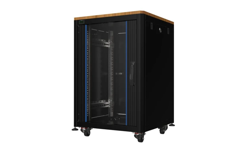Image of Lanview RDL15U68BL-WOODTOP rack cabinet