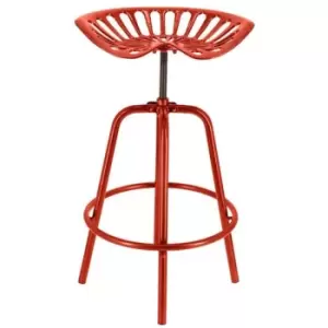 Image of Bar Tractor Chair Red Esschert Design Red