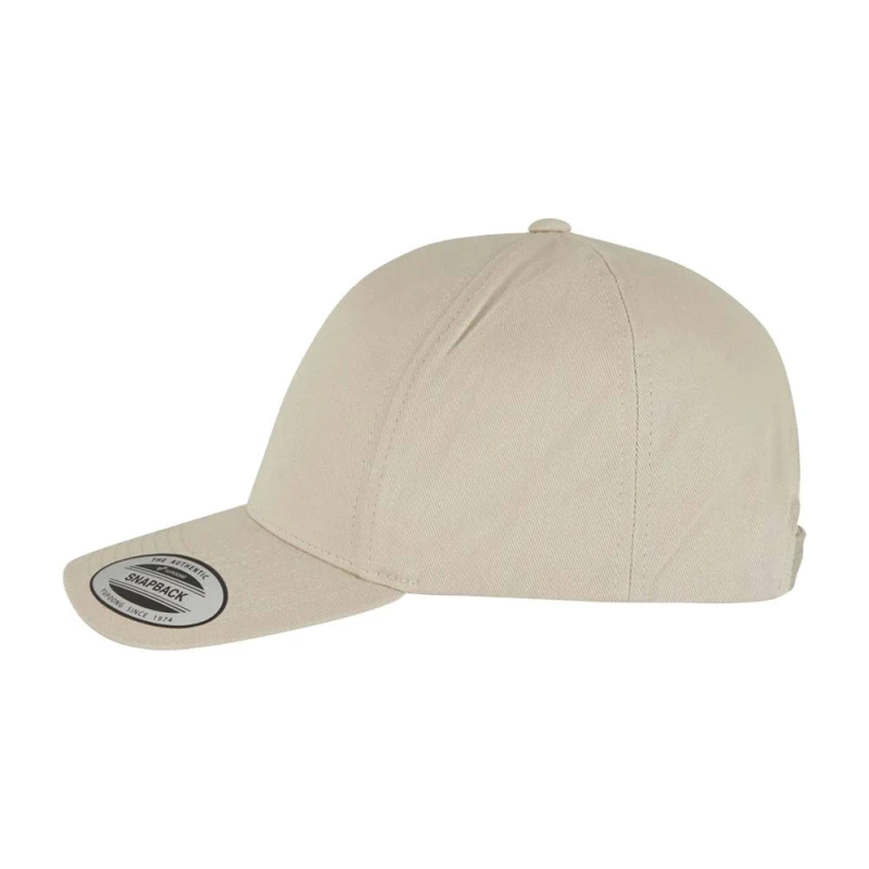 Image of Flexfit Womens 5 Panel Snapback Classic Baseball Cap in Beige Beige Female One Size