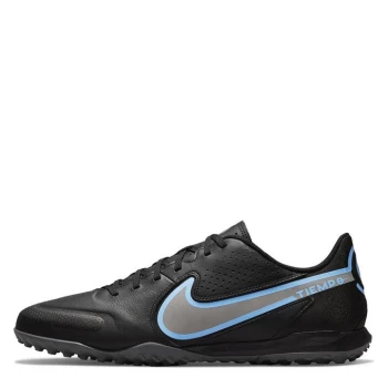 Image of Nike Tiempo Legend Academy Mens Astro Turf Trainers - Black/UnivBlue