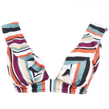 Image of Biba Taylor Frill Bikini Top - Multi